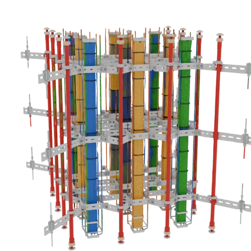 Industrial Cable Management System 3D Model