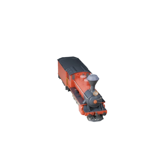 Treno a Vapore Vintage Cartone Animato 3D - Gioco Stilizzato