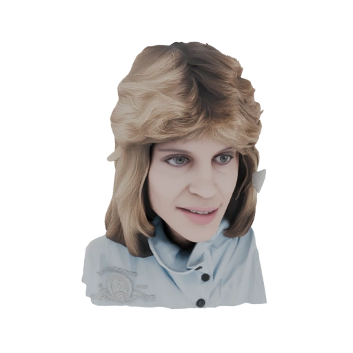 80s Style Woman Bust 3D Model