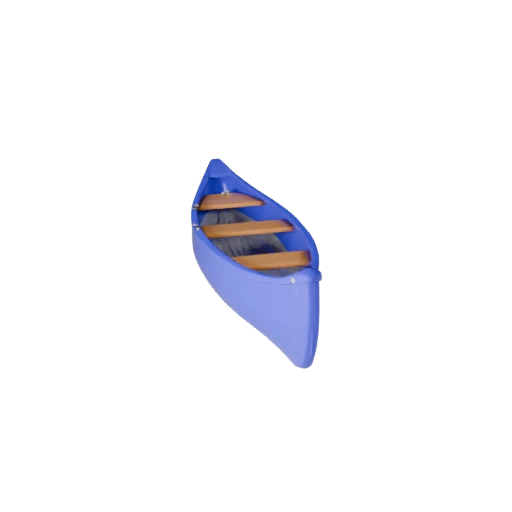 Modello 3D Canoa per Unreal Engine - Asset Pronto per il Gioco