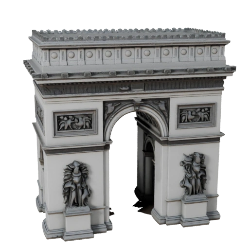 Modelo 3D STL Imprimible del Arco de Triunfo - Activo a Escala