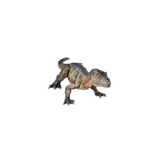 Modelo 3D de Dragón de Komodo para Blender - Asset PBR con Texturas