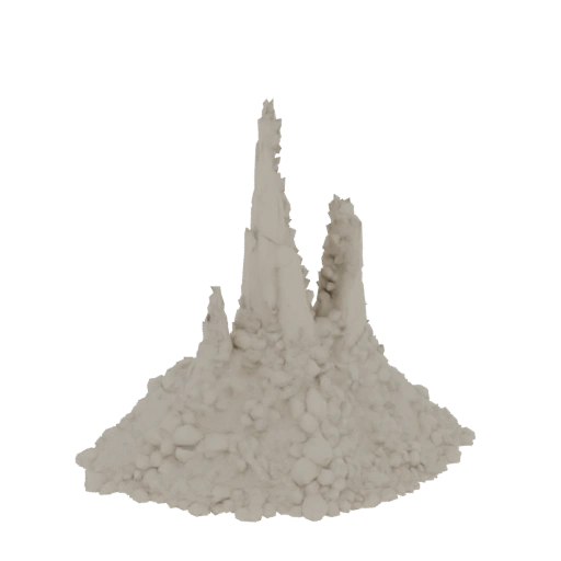 Jagged Rock Spire Cluster