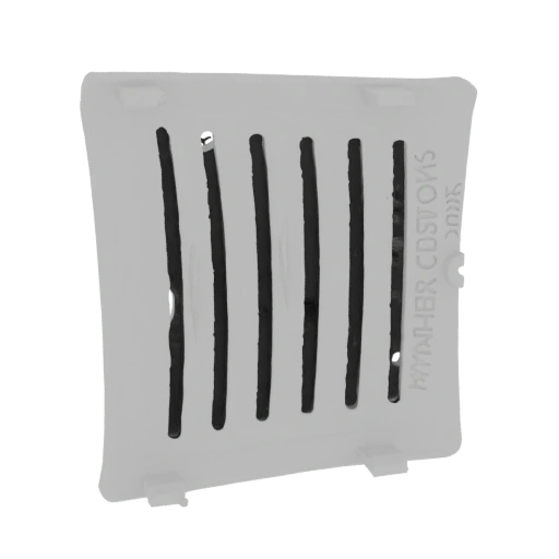 Vertical Slats Stencil