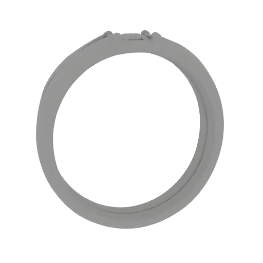 Modèle 3D Bague Halo Diamant, rendu studio trois-quarts, monture diamant.