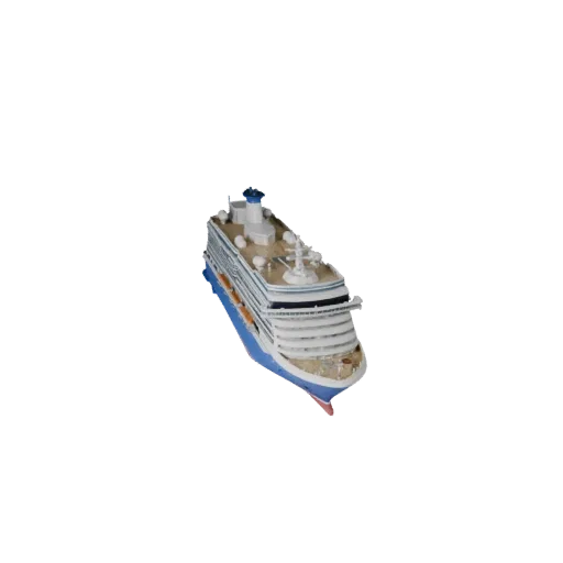 Cruise Ship 3D Model for Blender - Render Ready Asset