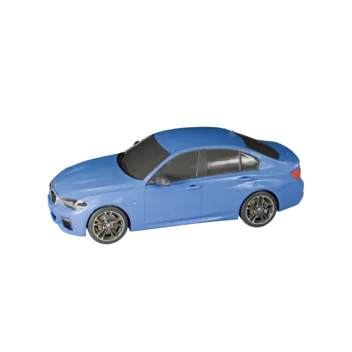 Sedan 3D Model for Blender - Render Ready Asset Pro