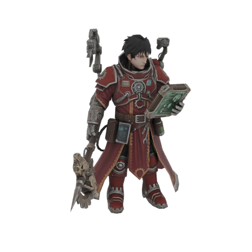 Adeptus Mechanicus Tech-Priest 3D Model