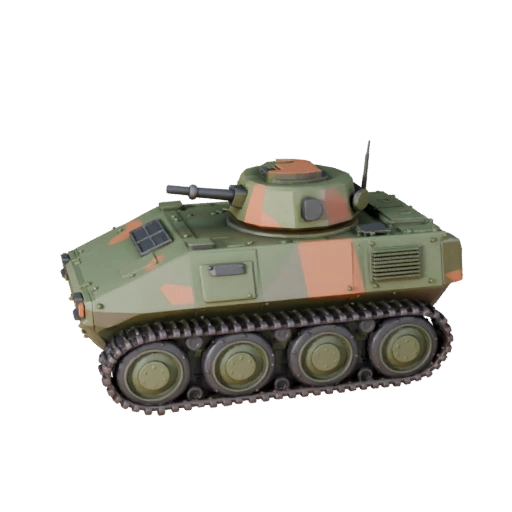 Cartoon Mrap 3D Modell für stilisierte Spiele PBR Asset
