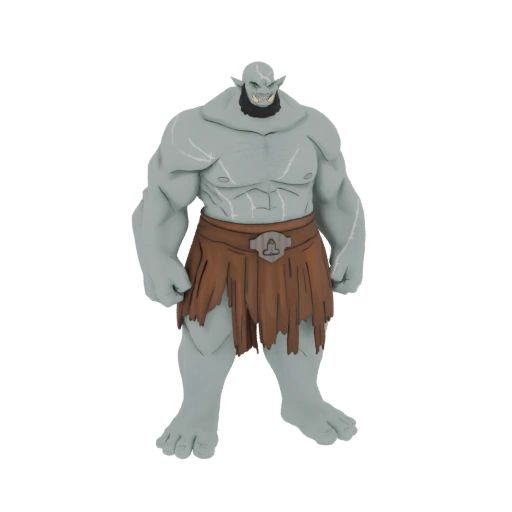 Ogre Warrior 3D Model