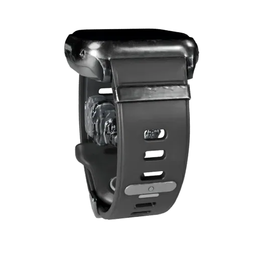Outdoor Smartwatch High Poly 3D model, close-up studio render, showing silicone, wearable fit.