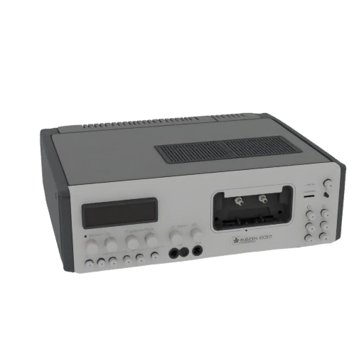 Retro Cassette Player with Digital Display