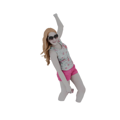 Dancing Girl with Sunglasses