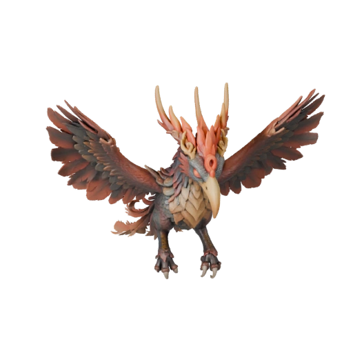 Modelo 3D de Fênix de Alta Poligonalidade - Ativo STL Detalhado para Impressão