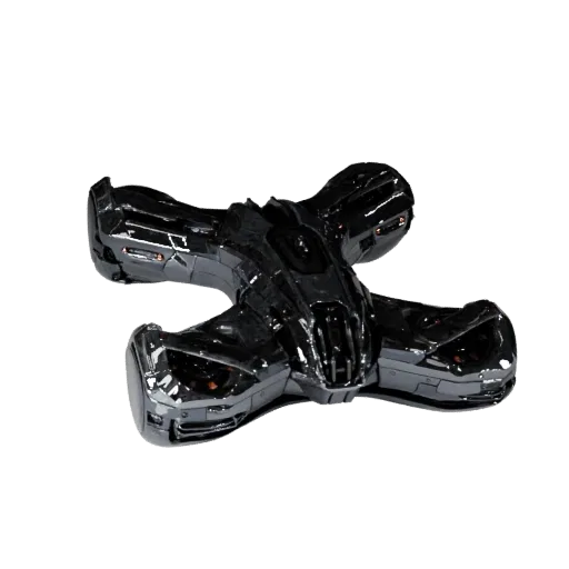 Hover Bike 3D-Modell, dreiviertel Spiel-Viewport, für Unreal Engine vorbereitetes Fahrzeug-Asset mit futuristischen Verkleidu
