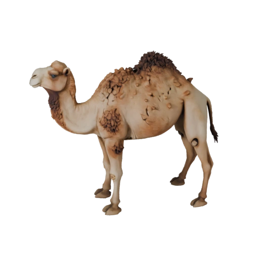 Modello 3D Dromedario Realistico - Asset PBR Rigged per Giochi