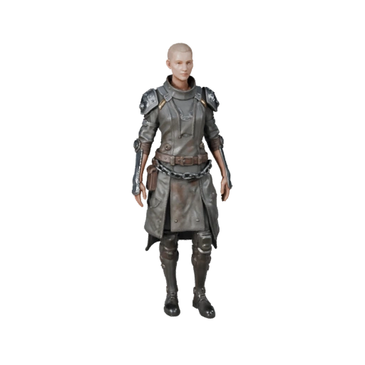 Modello Personaggio Sci-Fi Arcane NPC Scienziato - Modellato