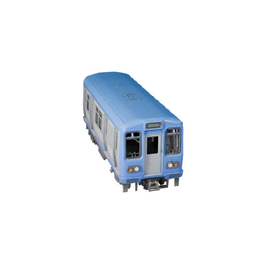 Trem Metropolitano 3D Model para Blender - Asset Pronto para Renderização