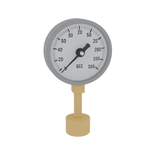 Pressure Gauge with Limit Indicator