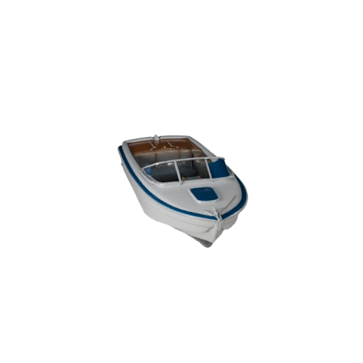 Lancha Esportiva Vintage 3D Model para Blender e Jogos - PBR