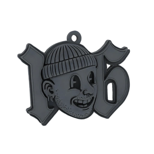 Goon Face Pendant 3D Model