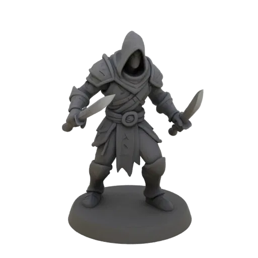Dark Fantasy Orc Rogue Miniature STL