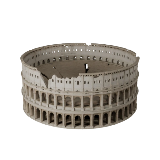 Modèle 3D Low Poly Colisée pour Jeux Temps Réel et RV