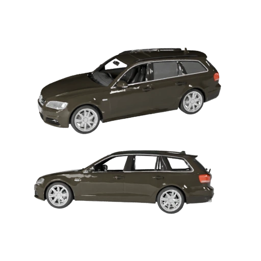 Station Wagon Pronto para Jogo 3D para Uso em Tempo Real