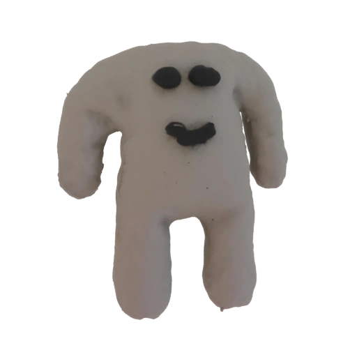 Cute Blob Monster 3D Model