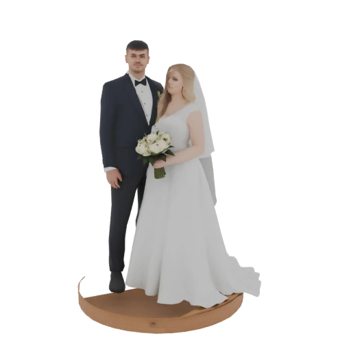 Wedding Couple 3D Model