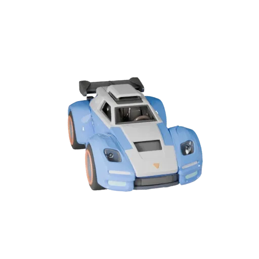 Hover Truck 3D Model for Unity - Low Poly Game Asset