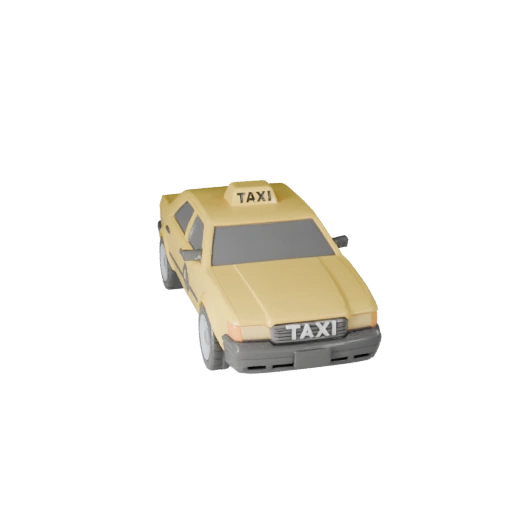 Modello 3D Taxi Stampabile STL per Collezionismo e Esposizione