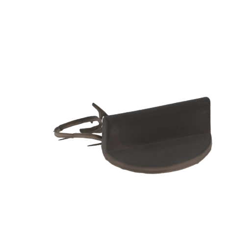 Dark Grey Curved Handle with Clip