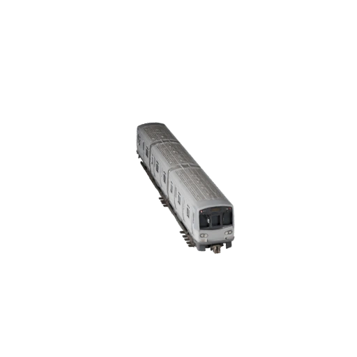 Modelo 3D de Trem Metropolitano para Unreal Engine - Asset Pronto para Jogo