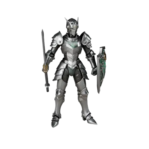 Anime Command BOSS Paladin Character Model - Rigged