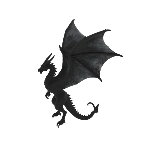 Fantasy Drache Krieger Miniatur STL - Flügelspannweite
