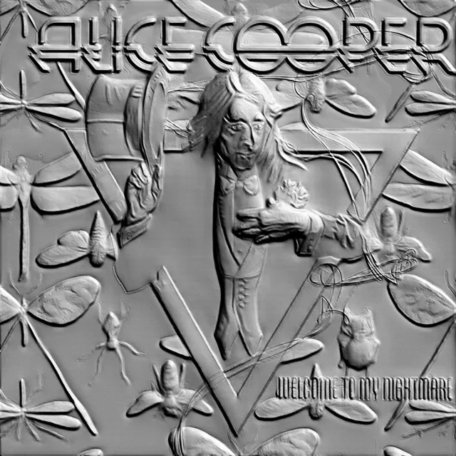3D model of Alice Cooper "Welcome to My Nightmare" bas-relief with insects