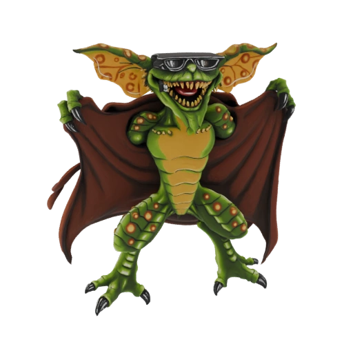 Gremlin with Sunglasses and Cape 3D Model