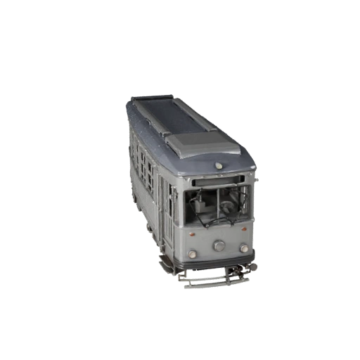 Modelo 3D de Tranvía para Blender y Juegos - Recurso realista PBR