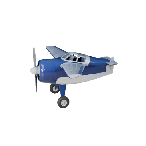 Avion à hélice 3D pour Unreal Engine - Prêt pour le jeu
