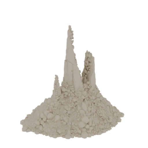 Jagged Rock Formation