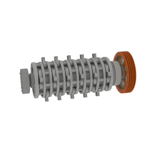 Industrial Shredder Roller Assembly