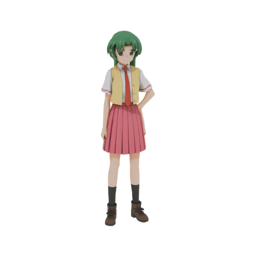 Anime Schoolgirl Figure