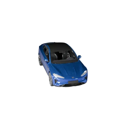 Electric Car 3D Model for Blender - Render Ready Asset