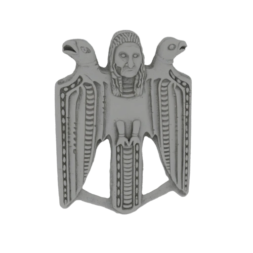 Eagle Warrior Pendant 3D Model