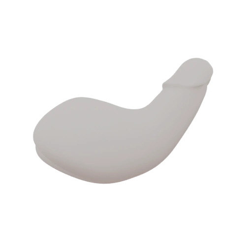Curved Ergonomic Massager 3D Model
