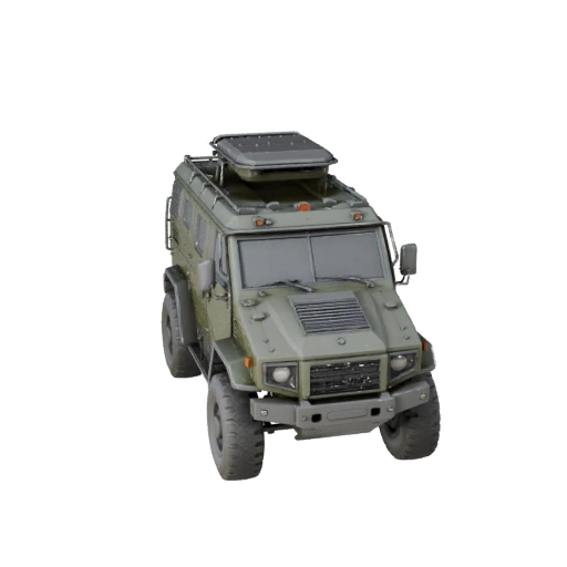 Modèle 3D de Voiture Blindée pour Blender & Jeux - PBR Réaliste (Legacy)