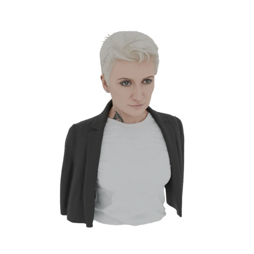 Woman in Blazer 3D Model