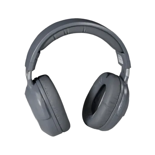 Studio Gaming Headset High Poly 3D model, close-up studio render, showing soft ear pads, wearable scale.