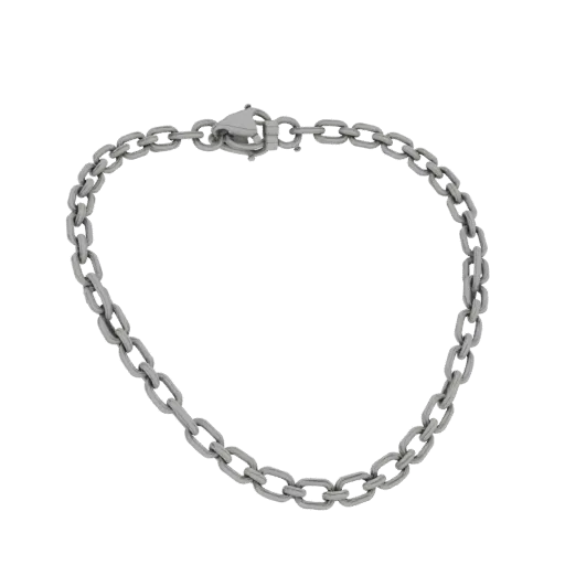 Chain Necklace print ready 3D model, front-three-quarter studio render, showing necklace form, surface, and scale cues.
